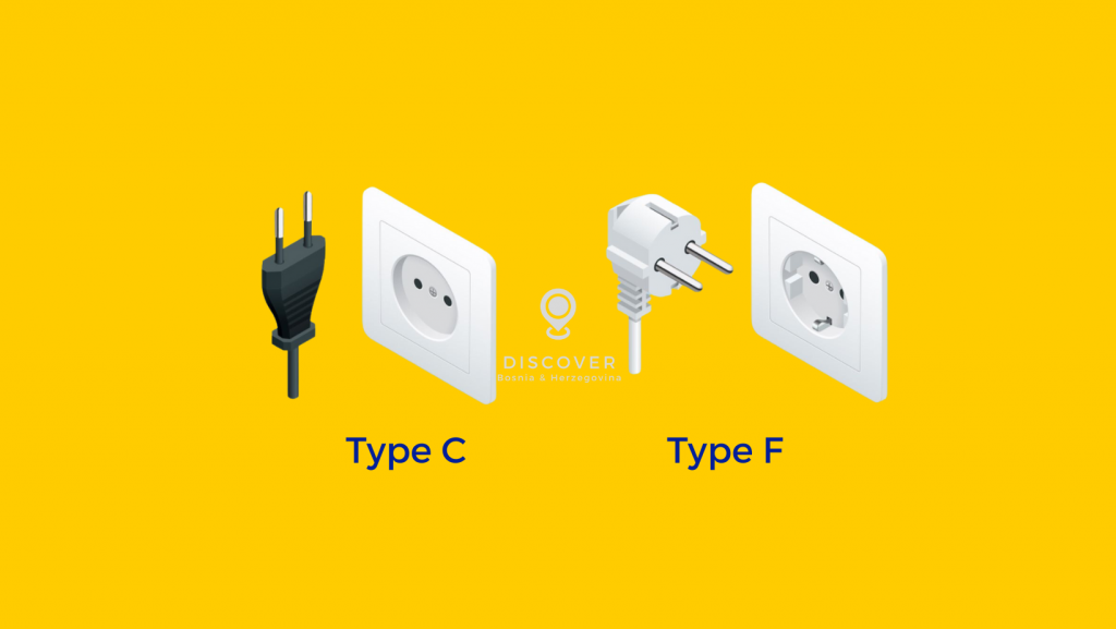 Electrical outlets in Bosnia & Herzegovina